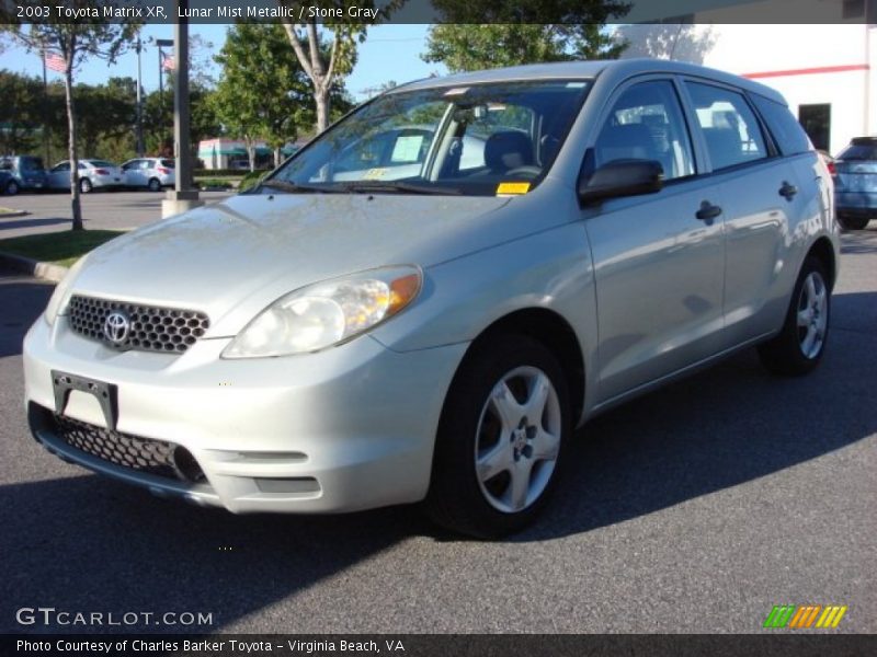 Lunar Mist Metallic / Stone Gray 2003 Toyota Matrix XR