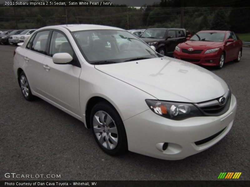Satin White Pearl / Ivory 2011 Subaru Impreza 2.5i Sedan