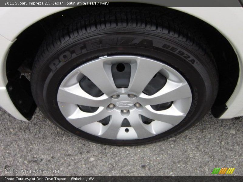 Satin White Pearl / Ivory 2011 Subaru Impreza 2.5i Sedan