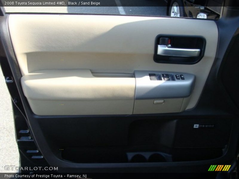 Black / Sand Beige 2008 Toyota Sequoia Limited 4WD