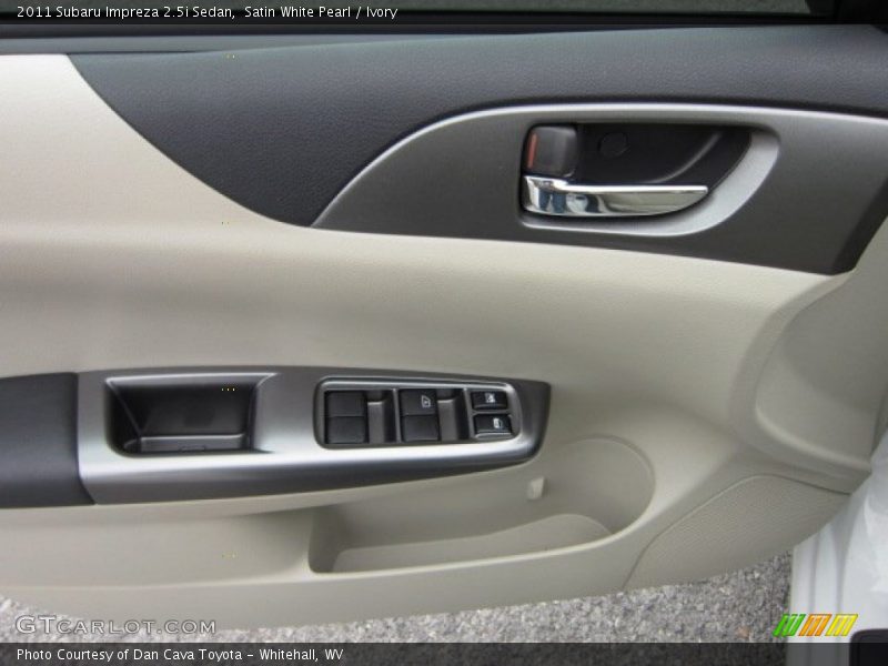 Satin White Pearl / Ivory 2011 Subaru Impreza 2.5i Sedan