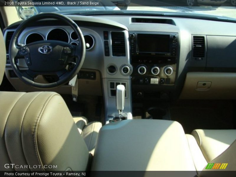 Black / Sand Beige 2008 Toyota Sequoia Limited 4WD