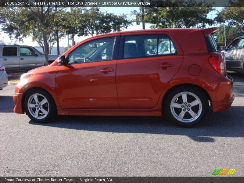 Hot Lava Orange / Charcoal Gray/Lava Orange 2008 Scion xD Release Series 1.0
