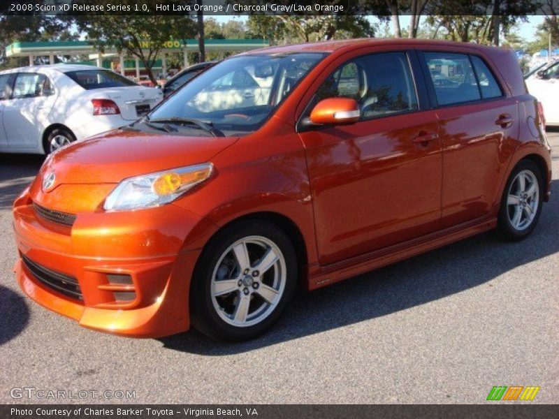 Hot Lava Orange / Charcoal Gray/Lava Orange 2008 Scion xD Release Series 1.0