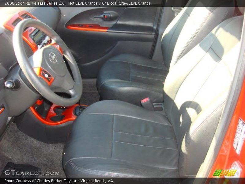  2008 xD Release Series 1.0 Charcoal Gray/Lava Orange Interior