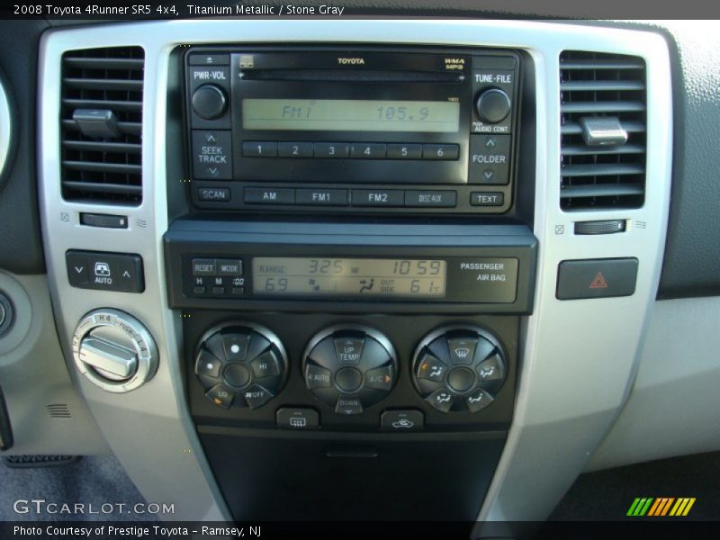 Titanium Metallic / Stone Gray 2008 Toyota 4Runner SR5 4x4