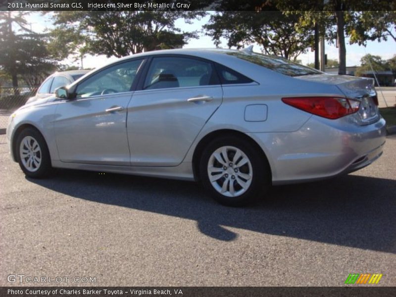 Iridescent Silver Blue Metallic / Gray 2011 Hyundai Sonata GLS