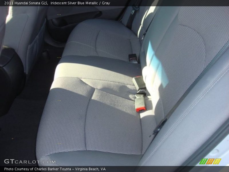 Iridescent Silver Blue Metallic / Gray 2011 Hyundai Sonata GLS