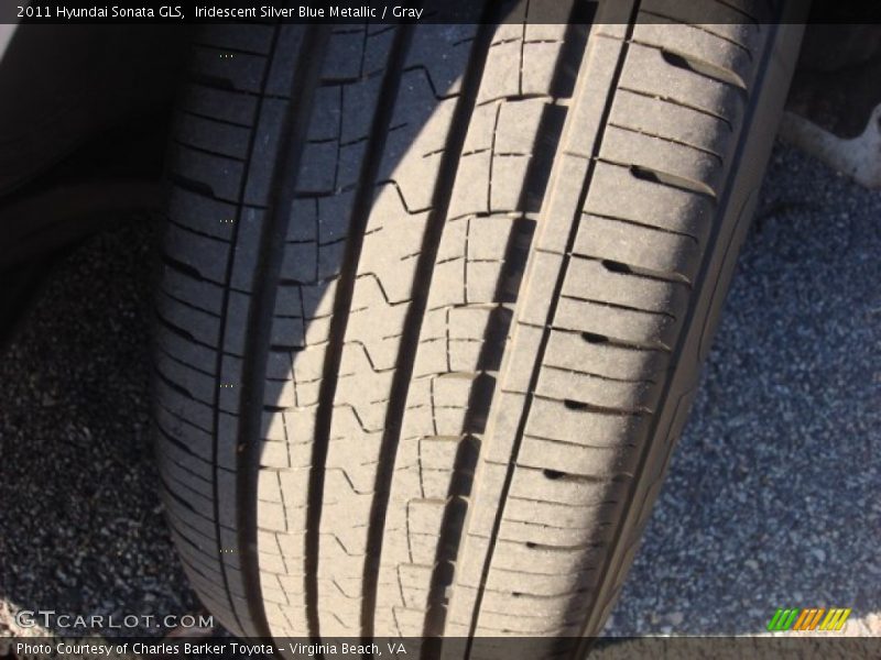 Iridescent Silver Blue Metallic / Gray 2011 Hyundai Sonata GLS