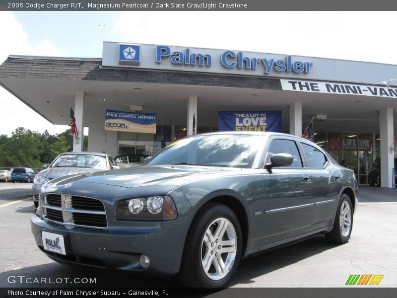 Magnesium Pearlcoat / Dark Slate Gray/Light Graystone 2006 Dodge Charger R/T