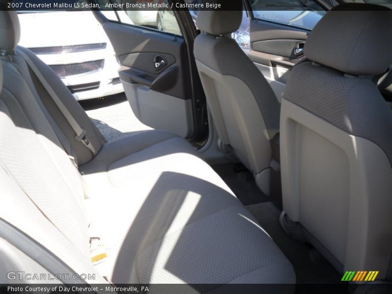 Amber Bronze Metallic / Cashmere Beige 2007 Chevrolet Malibu LS Sedan