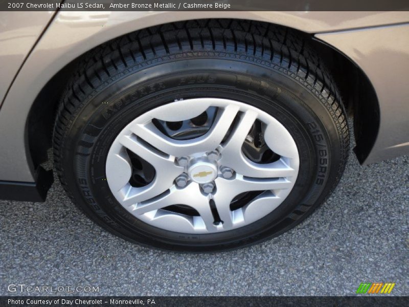 Amber Bronze Metallic / Cashmere Beige 2007 Chevrolet Malibu LS Sedan