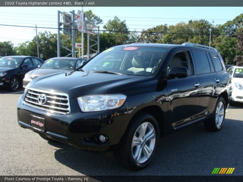 Black / Ash 2009 Toyota Highlander Limited 4WD