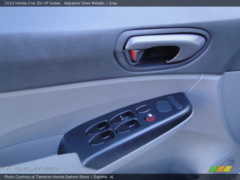Alabaster Silver Metallic / Gray 2010 Honda Civic DX-VP Sedan