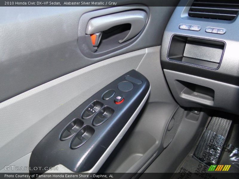 Alabaster Silver Metallic / Gray 2010 Honda Civic DX-VP Sedan