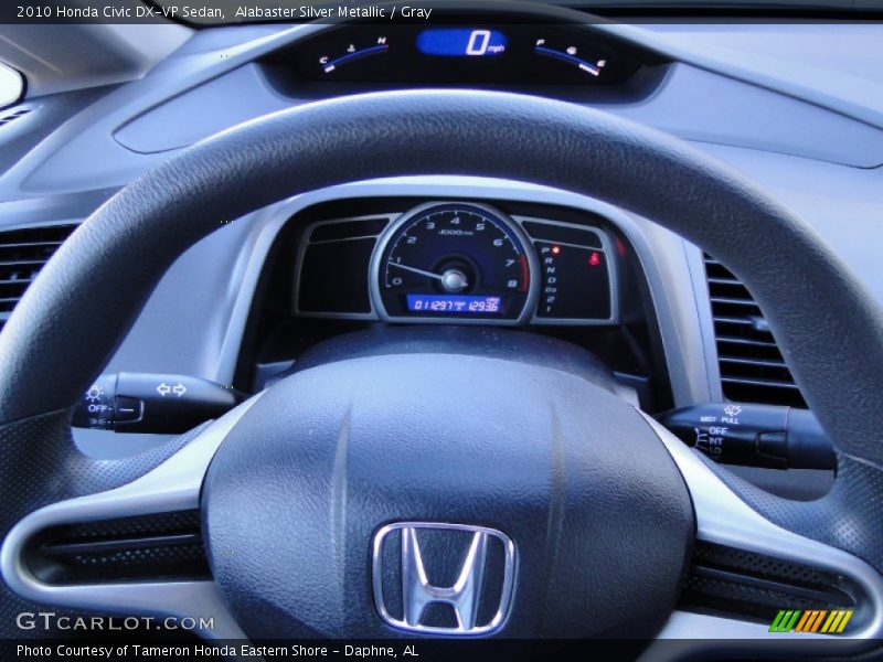 Alabaster Silver Metallic / Gray 2010 Honda Civic DX-VP Sedan