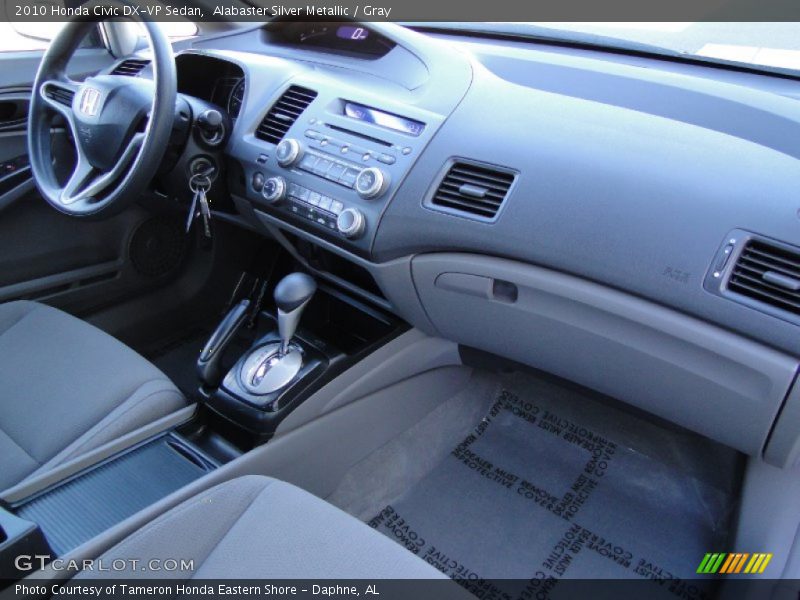  2010 Civic DX-VP Sedan Gray Interior