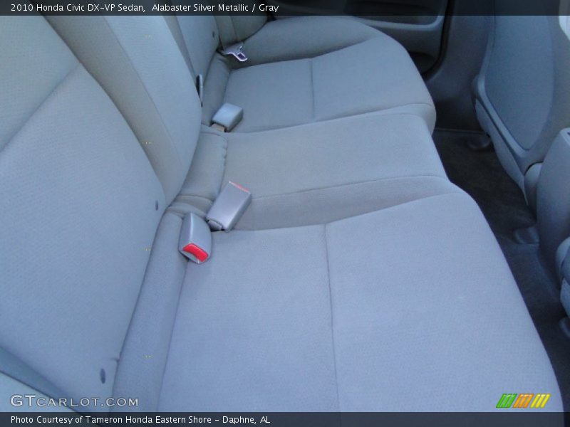 Alabaster Silver Metallic / Gray 2010 Honda Civic DX-VP Sedan