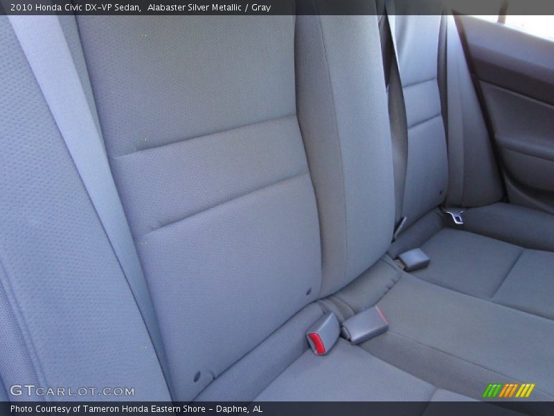 Alabaster Silver Metallic / Gray 2010 Honda Civic DX-VP Sedan