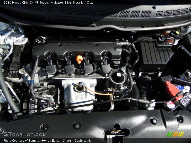 Alabaster Silver Metallic / Gray 2010 Honda Civic DX-VP Sedan