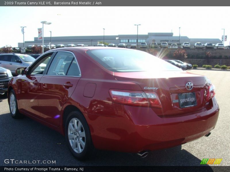 Barcelona Red Metallic / Ash 2009 Toyota Camry XLE V6