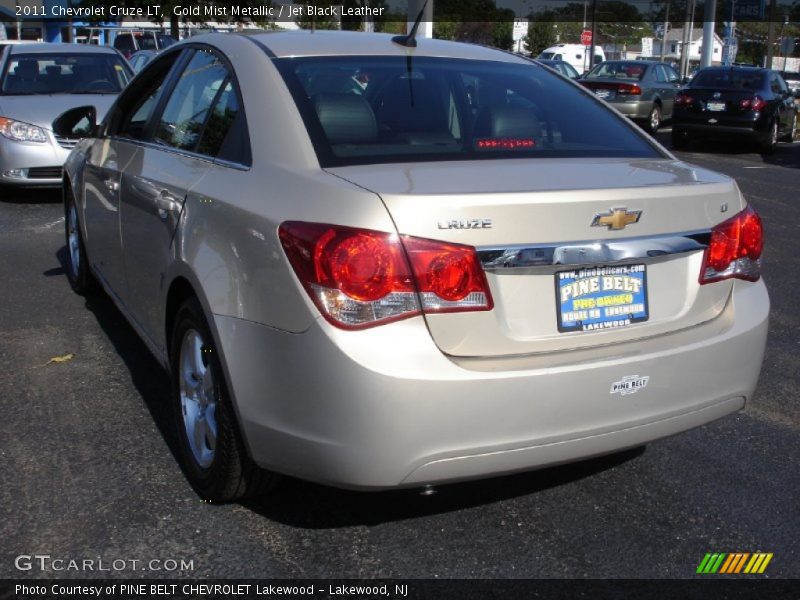 Gold Mist Metallic / Jet Black Leather 2011 Chevrolet Cruze LT