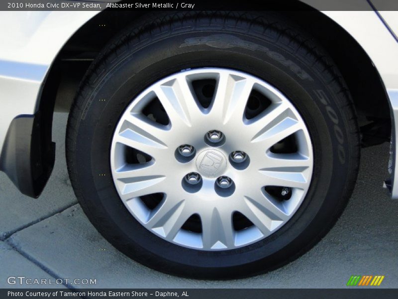 Alabaster Silver Metallic / Gray 2010 Honda Civic DX-VP Sedan