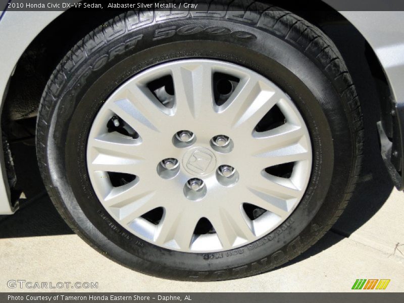 Alabaster Silver Metallic / Gray 2010 Honda Civic DX-VP Sedan
