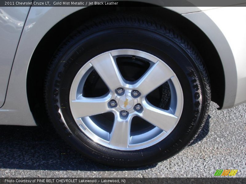 Gold Mist Metallic / Jet Black Leather 2011 Chevrolet Cruze LT