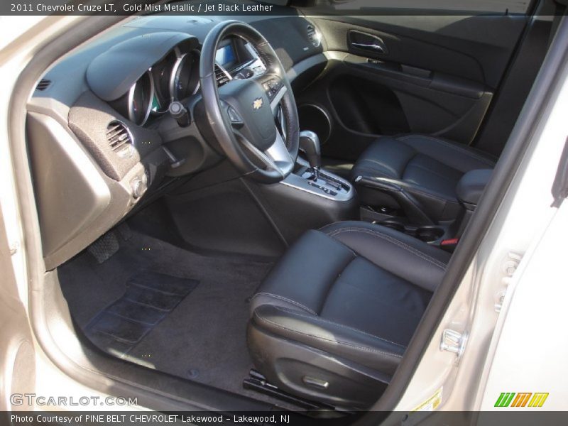 Gold Mist Metallic / Jet Black Leather 2011 Chevrolet Cruze LT