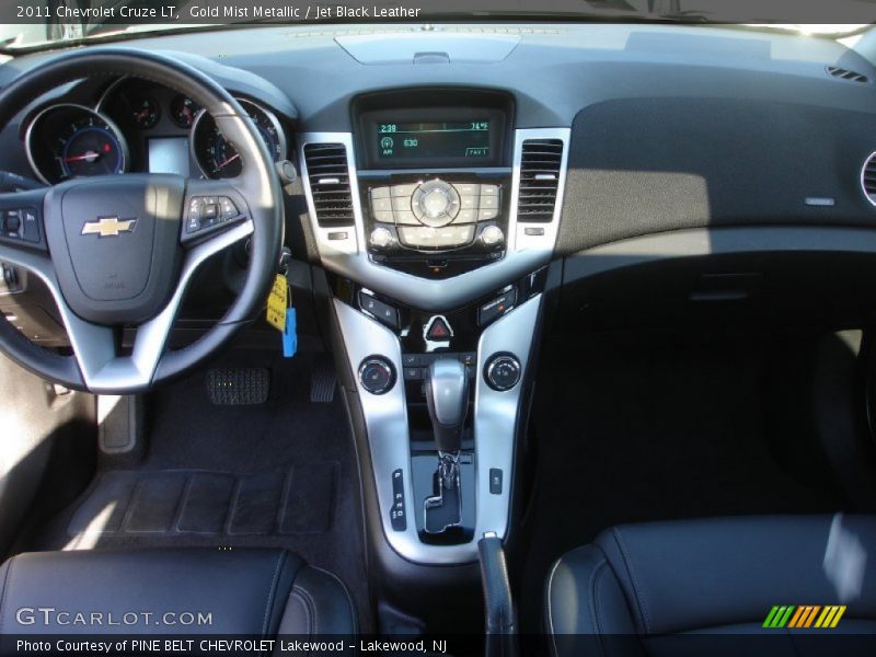Gold Mist Metallic / Jet Black Leather 2011 Chevrolet Cruze LT