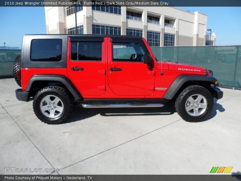  2010 Wrangler Unlimited Rubicon 4x4 Flame Red