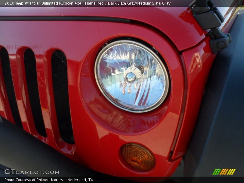 Flame Red / Dark Slate Gray/Medium Slate Gray 2010 Jeep Wrangler Unlimited Rubicon 4x4