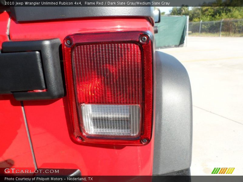 Flame Red / Dark Slate Gray/Medium Slate Gray 2010 Jeep Wrangler Unlimited Rubicon 4x4