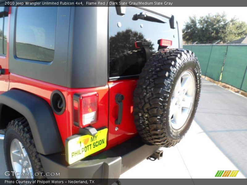 Flame Red / Dark Slate Gray/Medium Slate Gray 2010 Jeep Wrangler Unlimited Rubicon 4x4