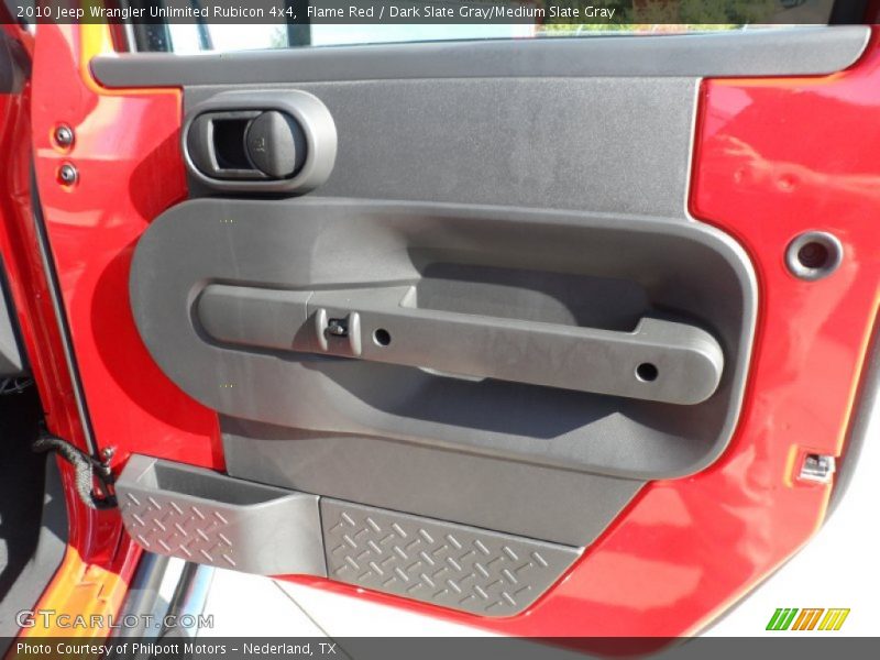 Door Panel of 2010 Wrangler Unlimited Rubicon 4x4