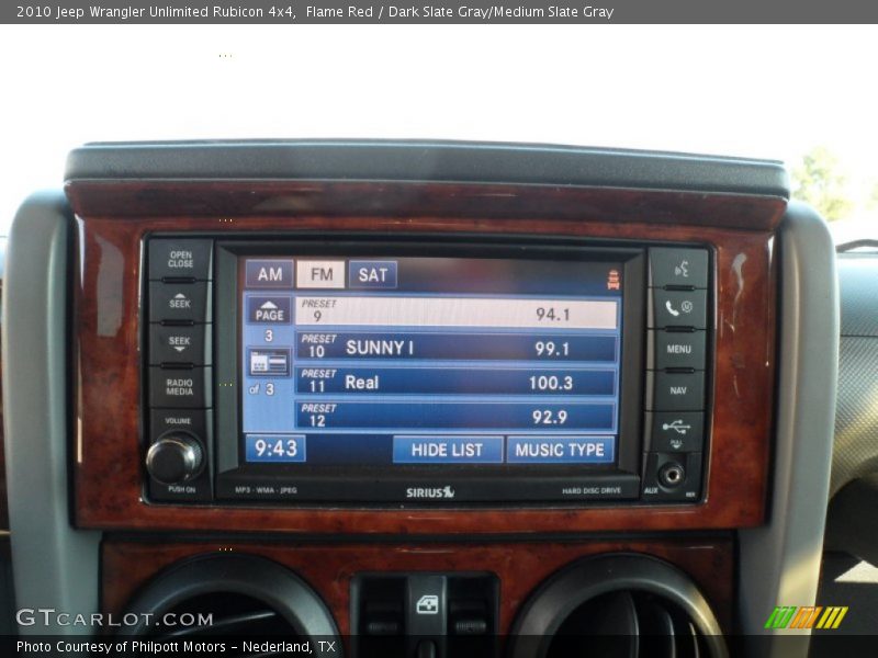 Flame Red / Dark Slate Gray/Medium Slate Gray 2010 Jeep Wrangler Unlimited Rubicon 4x4