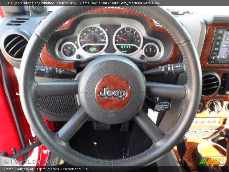  2010 Wrangler Unlimited Rubicon 4x4 Steering Wheel