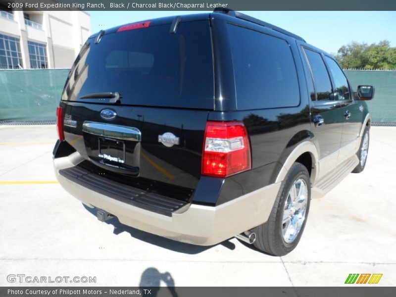 Black / Charcoal Black/Chaparral Leather 2009 Ford Expedition King Ranch
