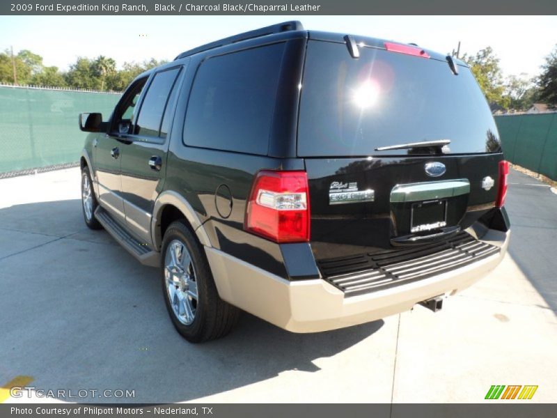 Black / Charcoal Black/Chaparral Leather 2009 Ford Expedition King Ranch