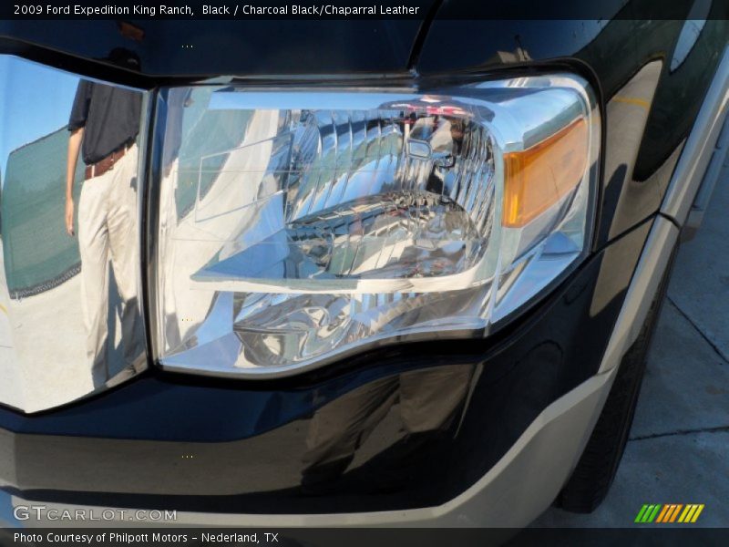Black / Charcoal Black/Chaparral Leather 2009 Ford Expedition King Ranch