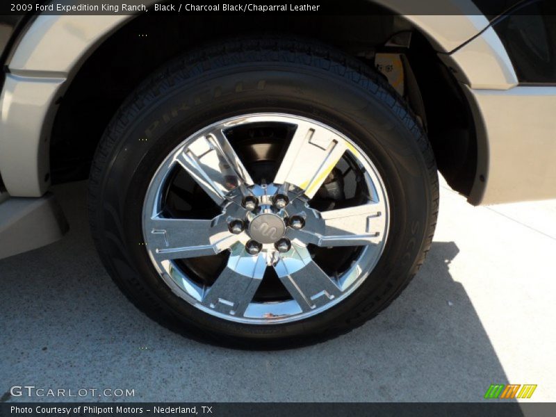 Black / Charcoal Black/Chaparral Leather 2009 Ford Expedition King Ranch