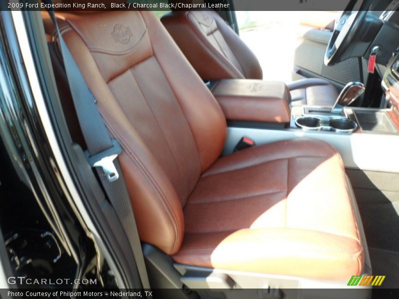  2009 Expedition King Ranch Charcoal Black/Chaparral Leather Interior