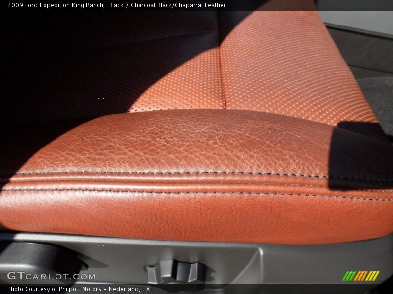  2009 Expedition King Ranch Charcoal Black/Chaparral Leather Interior