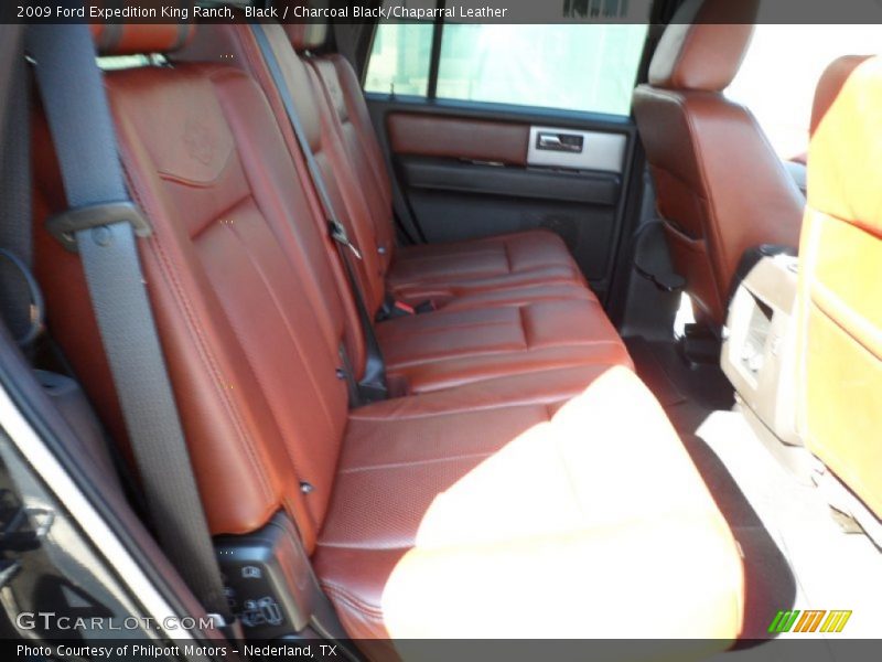  2009 Expedition King Ranch Charcoal Black/Chaparral Leather Interior