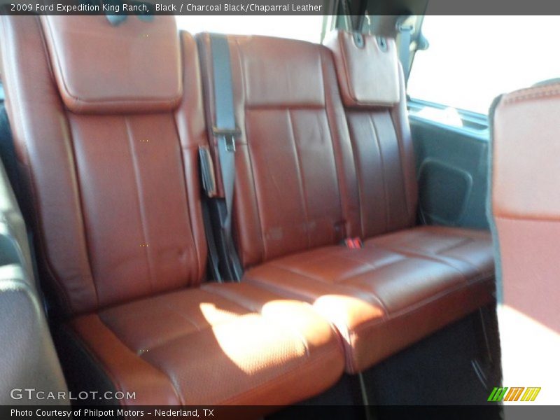  2009 Expedition King Ranch Charcoal Black/Chaparral Leather Interior