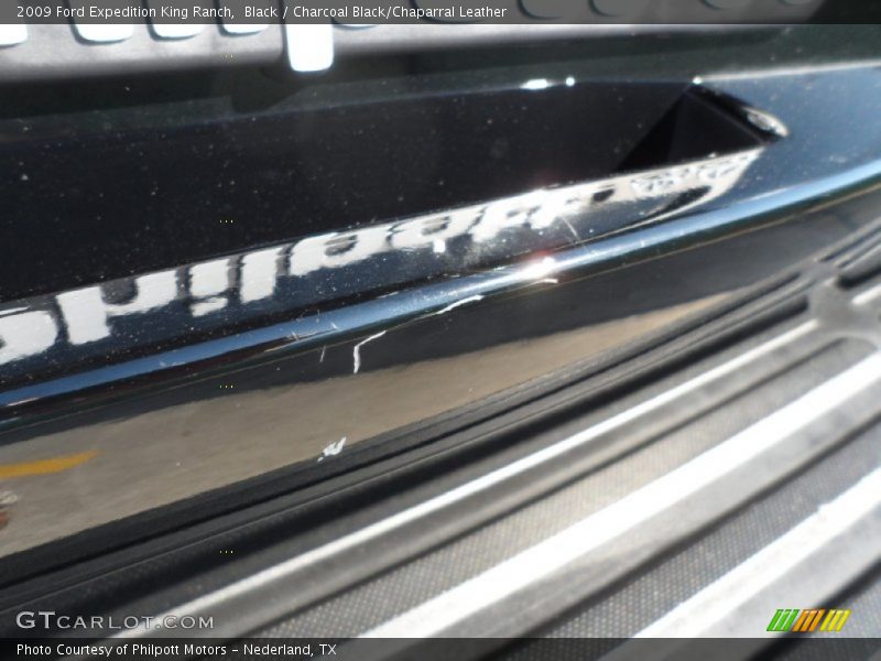 Black / Charcoal Black/Chaparral Leather 2009 Ford Expedition King Ranch