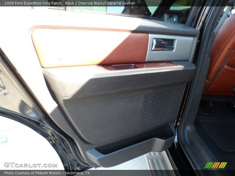 Black / Charcoal Black/Chaparral Leather 2009 Ford Expedition King Ranch