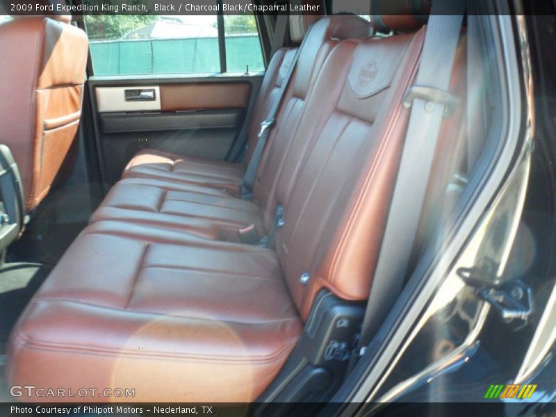  2009 Expedition King Ranch Charcoal Black/Chaparral Leather Interior