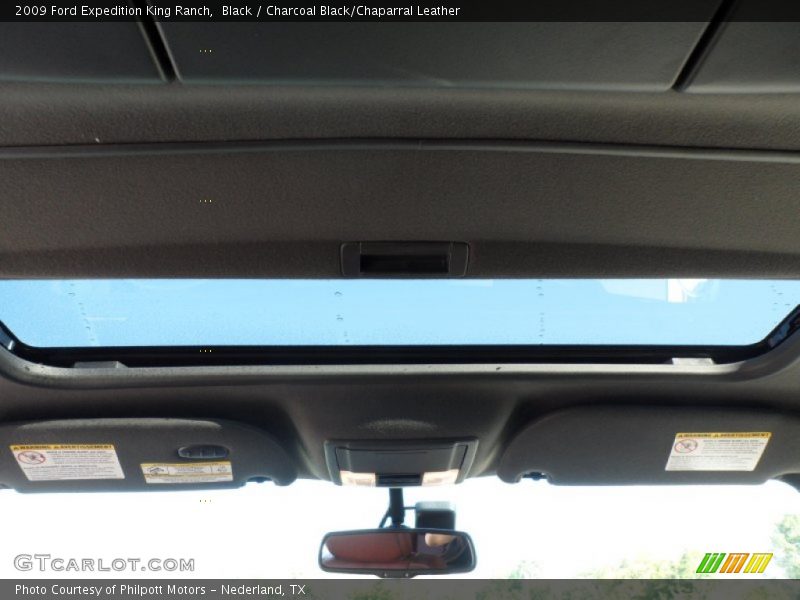 Black / Charcoal Black/Chaparral Leather 2009 Ford Expedition King Ranch